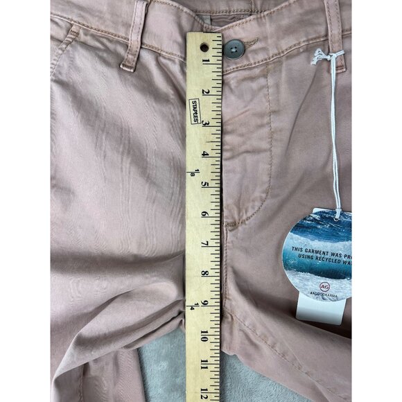 Adriano Goldschmied Mens Jamison Skinny Chino Pants Light Mauve Pink Size 29 - Picture 9 of 15